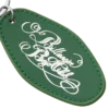 Breloc din piele cu logo script Breloc din piele cu logo script