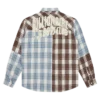 Cămașă în carouri cu patchwork cu Arch Logo