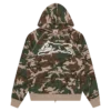 Glugă cu fermoar Running Dog woodland camo