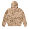 Hanorac cu glugă și fermoar Camo