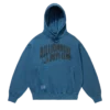 Hanorac cu glugă supra-vopsit cu logo Arch Logo