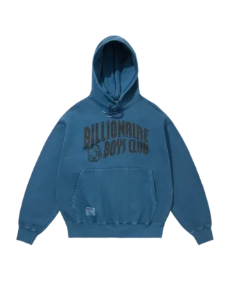 Hanorac cu glugă supra-vopsit cu logo Arch Logo