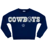 Hanorac cu guler rotund pentru copii Dallas Cowboys