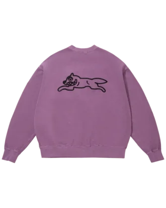 Hanorac supracolorat cu Running Dog