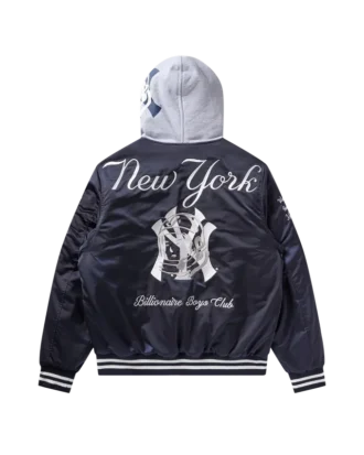 Jachetă de stadion din satin NY Yankees Jachetă de stadion din satin NY Yankees