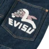 Jachetă din denim cu imprimeu și broderie Seagull