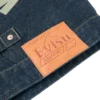 Jachetă din denim cu imprimeu și broderie Seagull