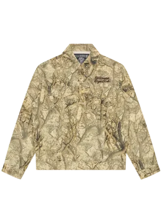 Jachetă trucker cu imprimeu camuflaj Diamonds & Dollars