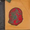 Jachetă varsity din piele crăpată