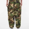 Pantaloni cargo Star Camo (croială largă)
