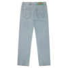 Pantaloni din denim cu două buzunare și câine alergând
