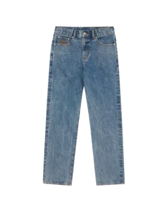 Pantaloni din denim cu margini selvedge Diamonds & Dollars