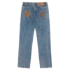 Pantaloni din denim cu margini selvedge Diamonds & Dollars