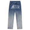 Pantaloni din denim Fade Out Running Dog Double Scoop