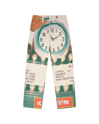 Pantaloni din denim Parlor Double Scoop