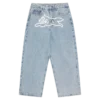 Pantaloni din denim Running Dog cu trei buzunare