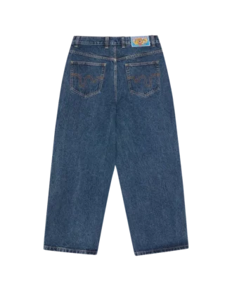 Pantaloni din denim Running Dog cu trei buzunare