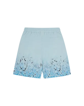 Pantaloni scurți de baie cu imprimeu de piele de șarpe în degrade