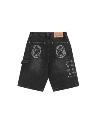 Pantaloni scurți de brutar din denim Diamonds & Dollars