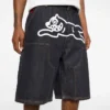 Pantaloni scurți de carpenter din denim Selvedge Running Dog Pantaloni scurți de carpenter din denim Selvedge Running Dog