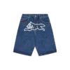 Pantaloni scurți din denim Running Dog cu trei cupe Pantaloni scurți din denim Running Dog cu trei cupe