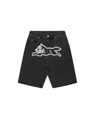 Pantaloni scurți din denim Running Dog cu trei cupe