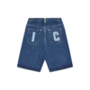Pantaloni scurți din denim Running Dog cu trei cupe Pantaloni scurți din denim Running Dog cu trei cupe