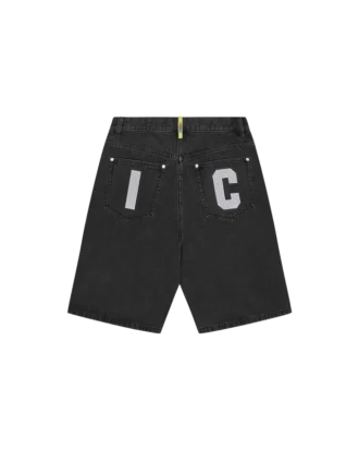Pantaloni scurți din denim Running Dog cu trei cupe