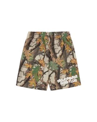Pantaloni scurți pentru copii cu imprimeu camuflaj arbori