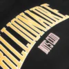 Tricou cu guler rotund în stil colegial