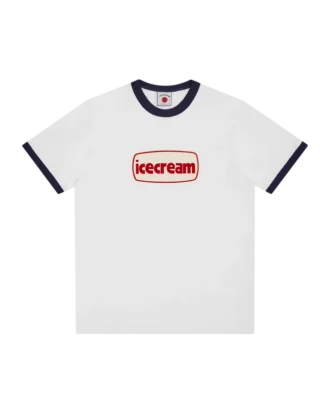 Tricou cu guler tip ringer ICECREAM Tub