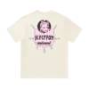 Tricou cu insignă roz
