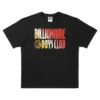 Tricou cu logo drept și gradient