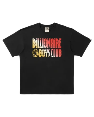 Tricou cu logo drept și gradient