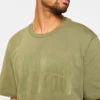 Tricou cu logo flocat