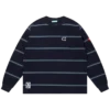 Tricou cu mâneci lungi și bordură din bumbac