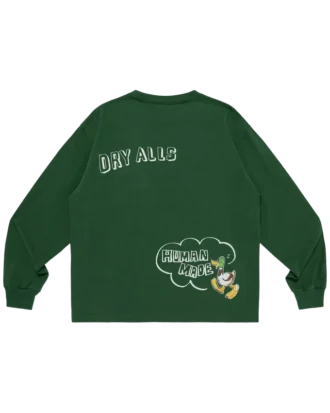 Tricou cu mâneci lungi și imprimeu