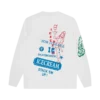 Tricou cu mâneci lungi și imprimeu grafic Tricou cu mâneci lungi și imprimeu grafic