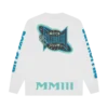 Tricou cu mâneci lungi și imprimeu grafic Tricou cu mâneci lungi și imprimeu grafic