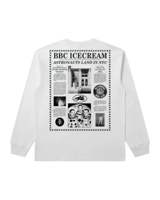 Tricou cu mâneci lungi Newspaper
