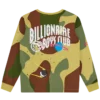 Tricou cu mâneci lungi pentru copii, cu imprimeu Space Camo