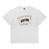 Tricou cu mâneci scurte, culoare gri-bej