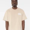 Tricou cu mâneci scurte și imprimeu decolorat