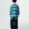 Tricou de rugby pentru copii cu imprimeu camuflaj robot