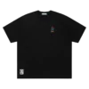 Tricou din bumbac cu logo brodat „Running Dog”