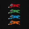 Tricou din bumbac cu logo brodat „Running Dog”