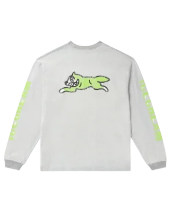 Tricou din bumbac cu mâneci lungi, cu imprimeu „Running Dog”