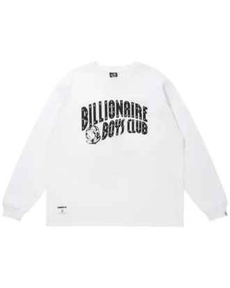 Tricou din bumbac cu mâneci lungi și Arch Logo
