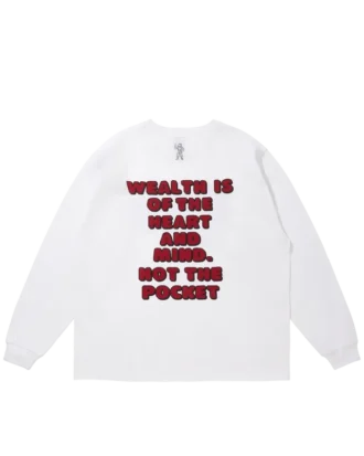 Tricou din bumbac cu mâneci lungi și Arch Logo