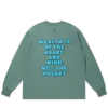 Tricou din bumbac cu mâneci lungi și Arch Logo